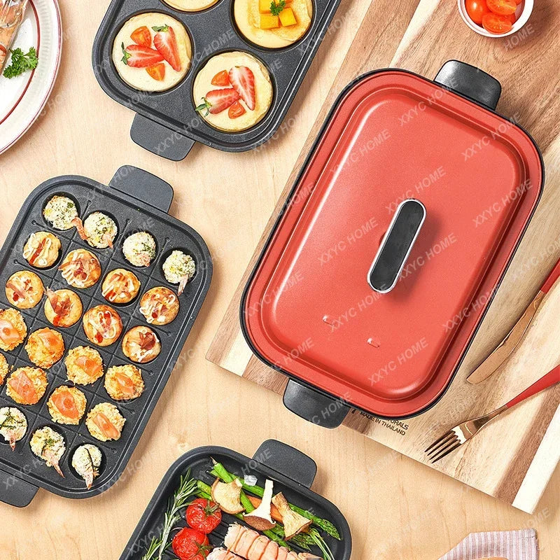 Multifunctional Cooking Machine househo Electric Hot Pot Small Split Multi - Purpose Frying Baking And Steaming