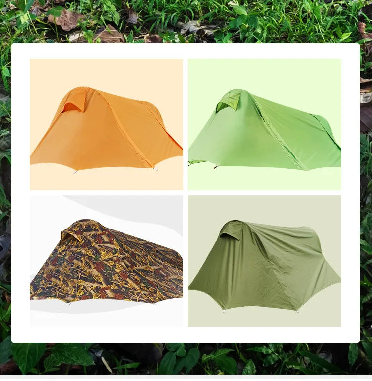 Tent Outdoor Camping Single Person Off-the-Ground Tent Integrated Folding Camp Bed Road Trip Fishing Camping Tent
