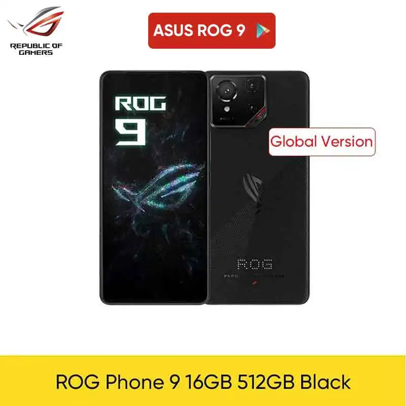 World Premiere ASUS ROG Phone 9 5G Smartphone Snapdragon 8 Elite 6.78‘’ 185Hz AMOLED Display ROG 9 Pro 5800mAh NFC Mobile Phone
