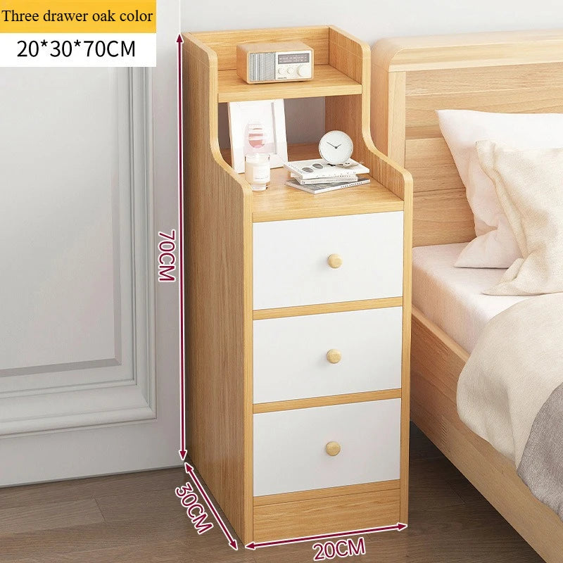 Bedside Table Bedroom Small-scale Simple Storage Rack High-capacity Modern Simple Storage Cabinet Multi Layer Storage Lockers