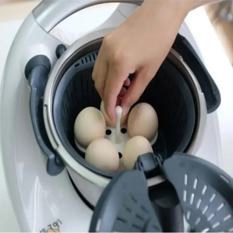 Egg Rack Boiling Holder Steam Cooking Eggs Steamer Boiler Boiled Eggs Cooker Kitchen Tool for Thermomix TM6 TM5 TM3 Accessories