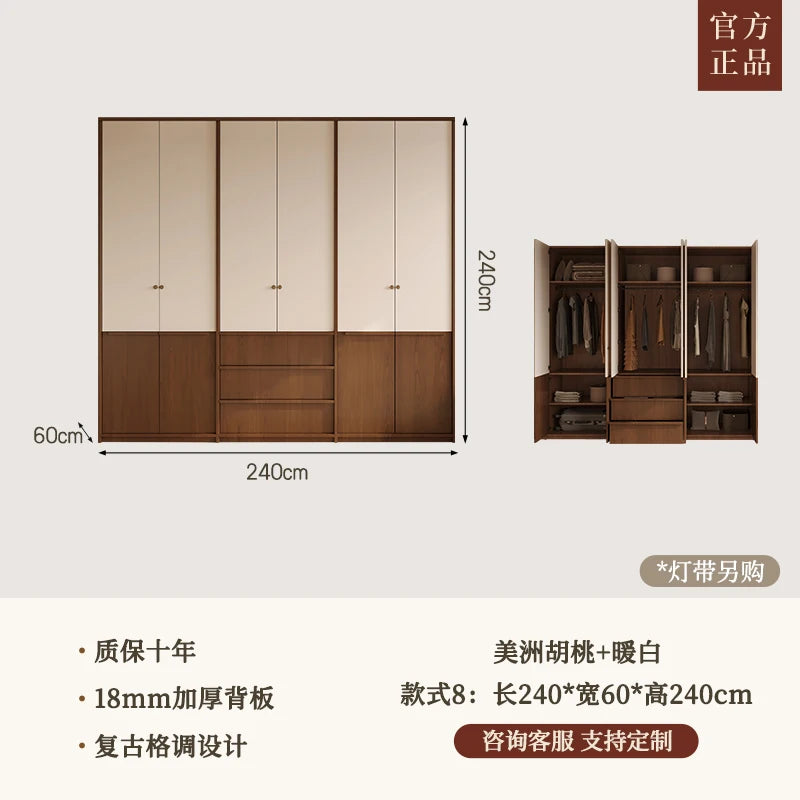 Bedroom Organizer Closet Fabric Drawers Shelves Partitions Wardrobe Clothes Cupboard Modern Guarda Roupa Furniture For Room