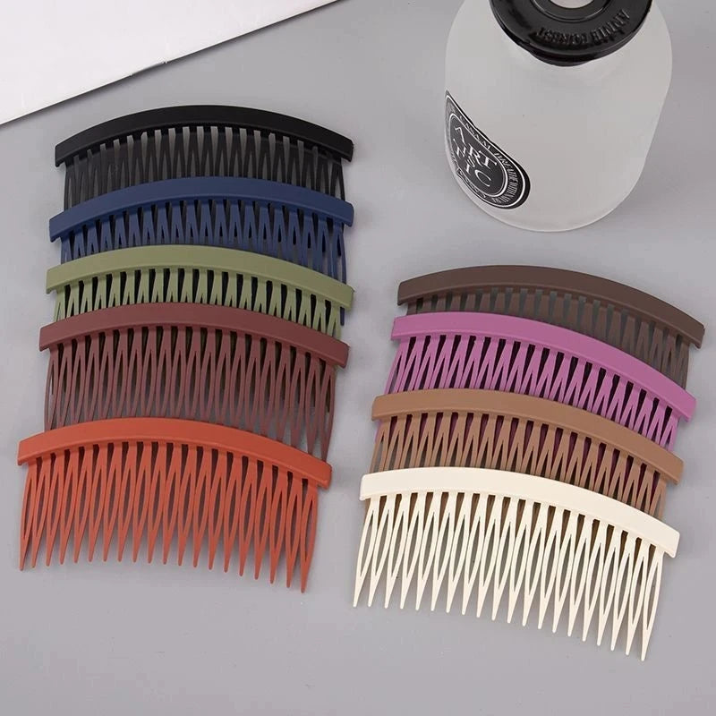 Women Fashion Hair Comb Large Simple Hairpin Bangs Fixed Arrangement Broken Hair Headband Back Head Comb Hair Accessories