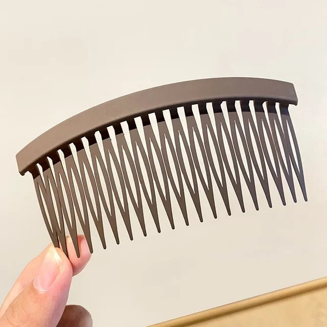 Women Fashion Hair Comb Large Simple Hairpin Bangs Fixed Arrangement Broken Hair Headband Back Head Comb Hair Accessories