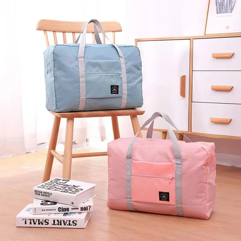 Luggage bag, travel tote bag, travel storage bag, large capacity shoulder bag, women's waterproof bag