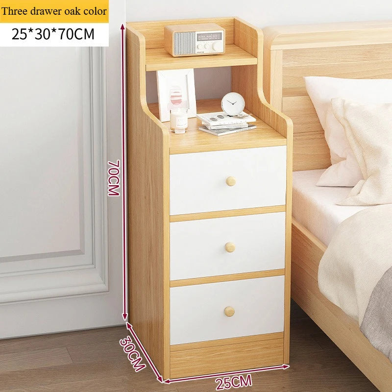 Bedside Table Bedroom Small-scale Simple Storage Rack High-capacity Modern Simple Storage Cabinet Multi Layer Storage Lockers