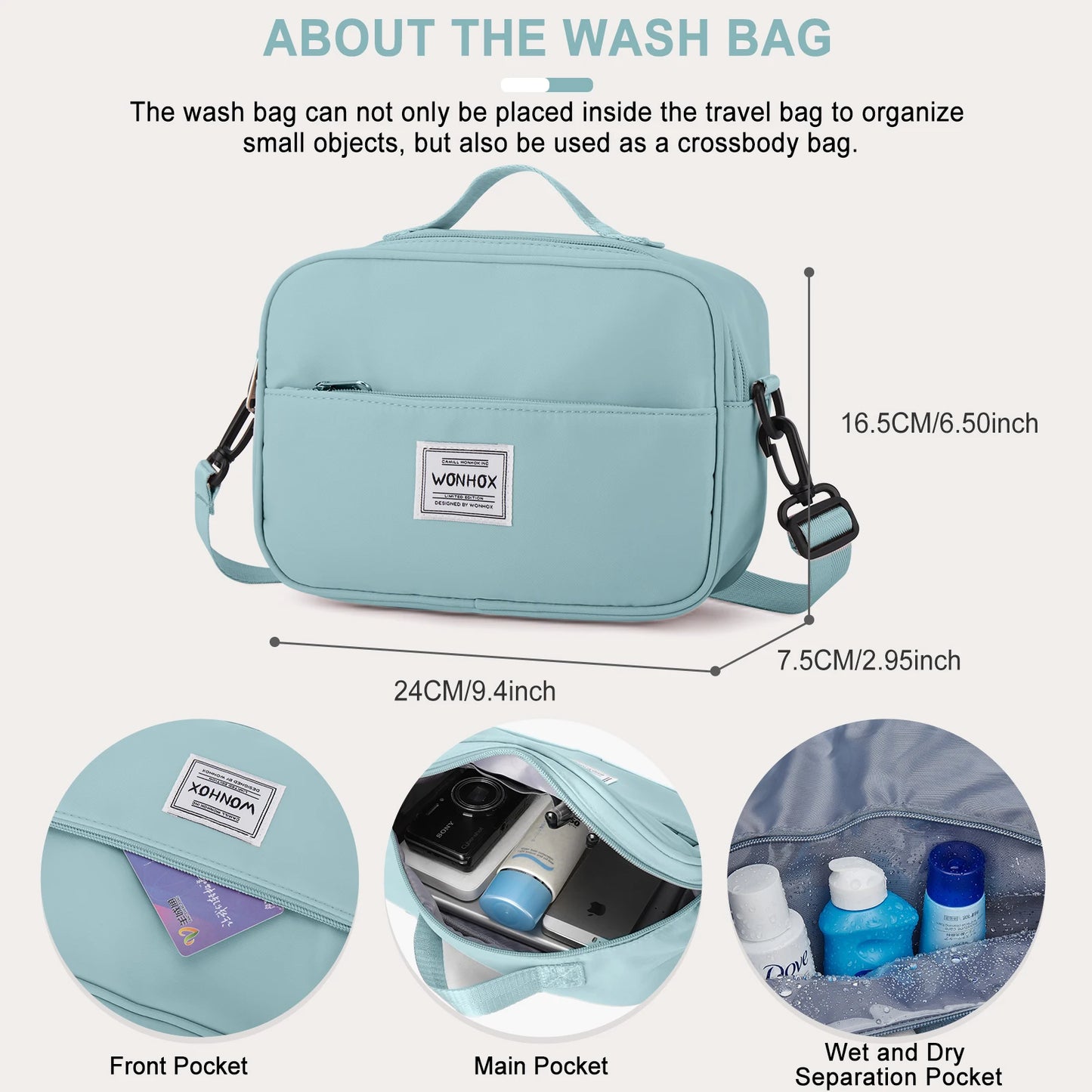 Hand-Held Travel Bag Under the Seat,Carry-on Luggage Overnight Bag for Men Women Sports Fitness Bag, makeup bag,neceser mujer