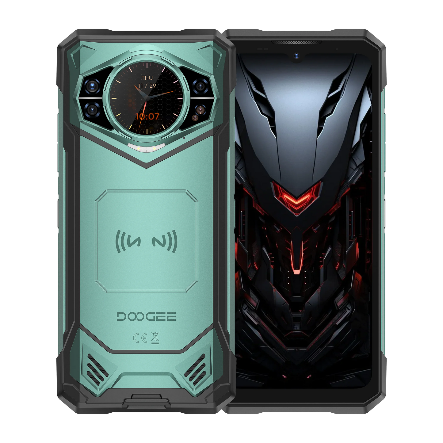 DOOGEE S200 X 5G 12GB 512GB Rugged Phone MTK Dimensity 7050 10100mAh 33W battery 6.72” FHD+120Hz IPS screen