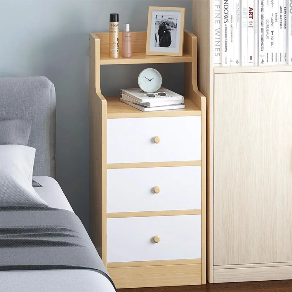 Bedside Table Bedroom Small-scale Simple Storage Rack High-capacity Modern Simple Storage Cabinet Multi Layer Storage Lockers