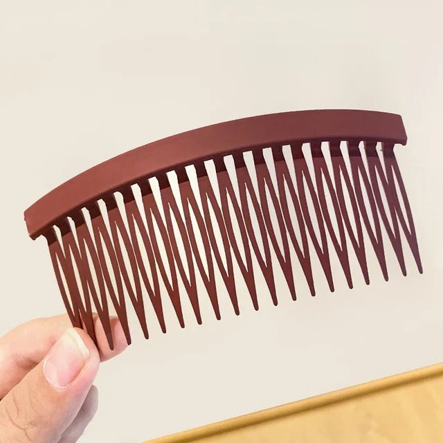 Women Fashion Hair Comb Large Simple Hairpin Bangs Fixed Arrangement Broken Hair Headband Back Head Comb Hair Accessories
