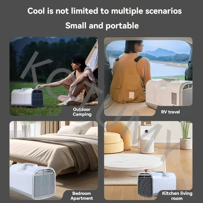 220V/24V/12V Portable Air Conditioning Compressor Outdoor Camping Air Conditioner For Home, Caravan,Truck,Camper, Car