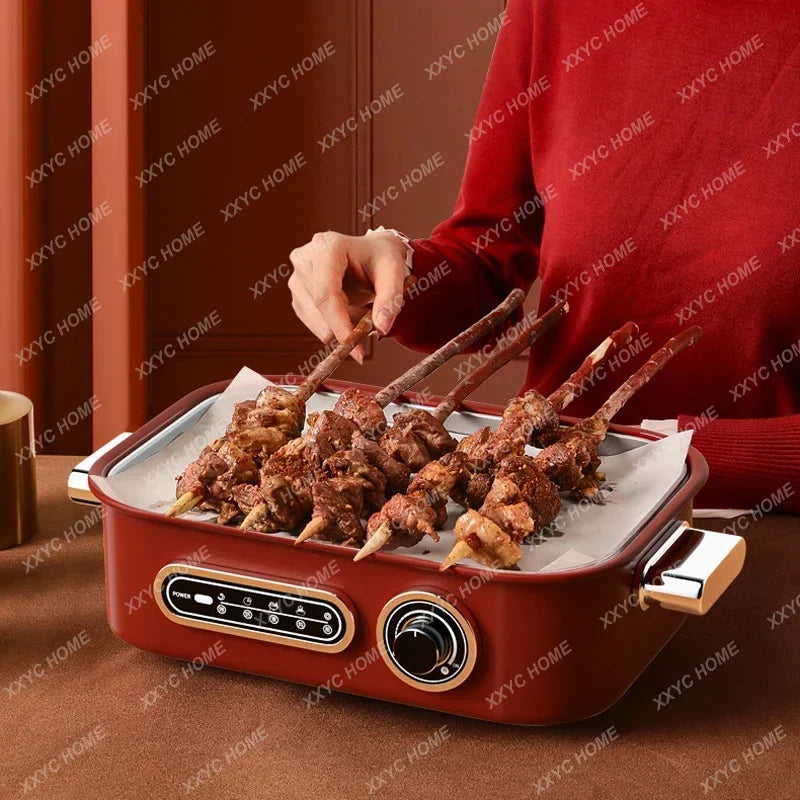 Multifunctional Cooking Machine househo Electric Hot Pot Small Split Multi - Purpose Frying Baking And Steaming