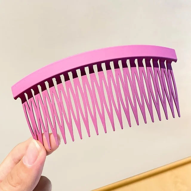 Women Fashion Hair Comb Large Simple Hairpin Bangs Fixed Arrangement Broken Hair Headband Back Head Comb Hair Accessories