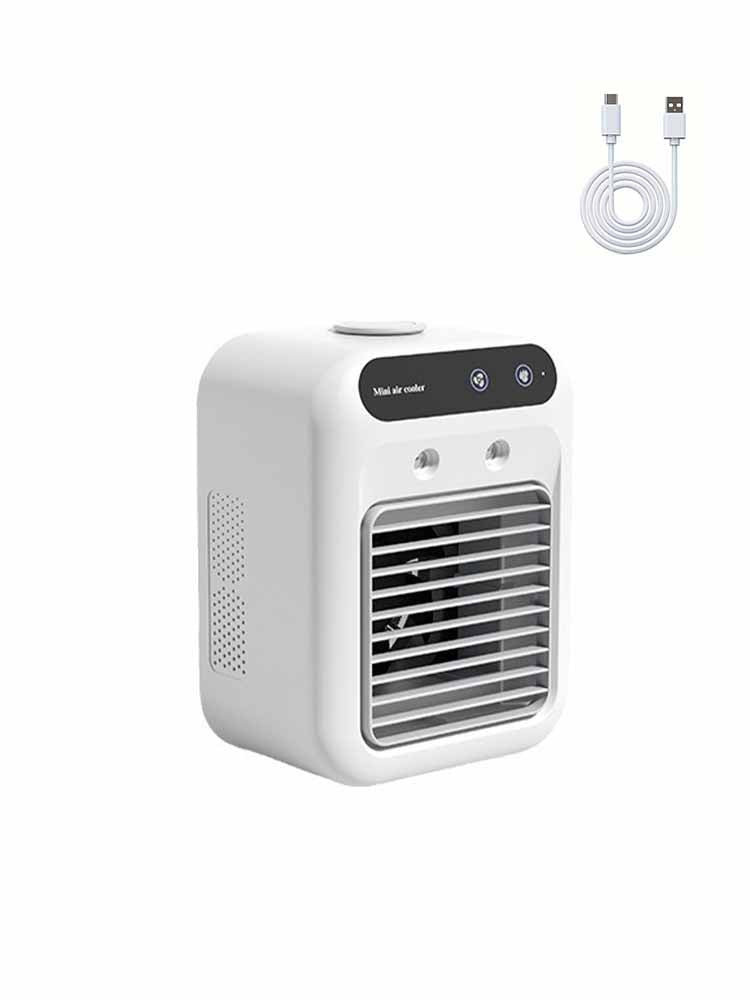 Portable Air Conditioners,3-In-1 Cooling Fan Air Conditioner with 2-Speed,Built-In 1800mah Battery,Air Cooler for Home&Outdoor