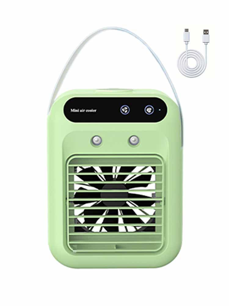 Portable Air Conditioners,3-In-1 Cooling Fan Air Conditioner with 2-Speed,Built-In 1800mah Battery,Air Cooler for Home&Outdoor