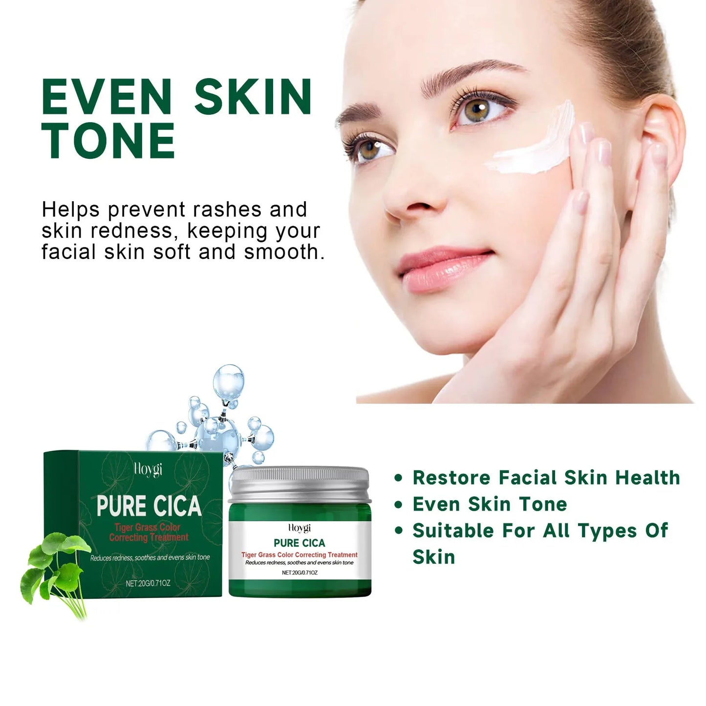 Repair Facial Redness Cream Lighten Pigmentation Remove Acne Soothing Sensitive Skin Improve Itching Brighten Moisturizer Cream