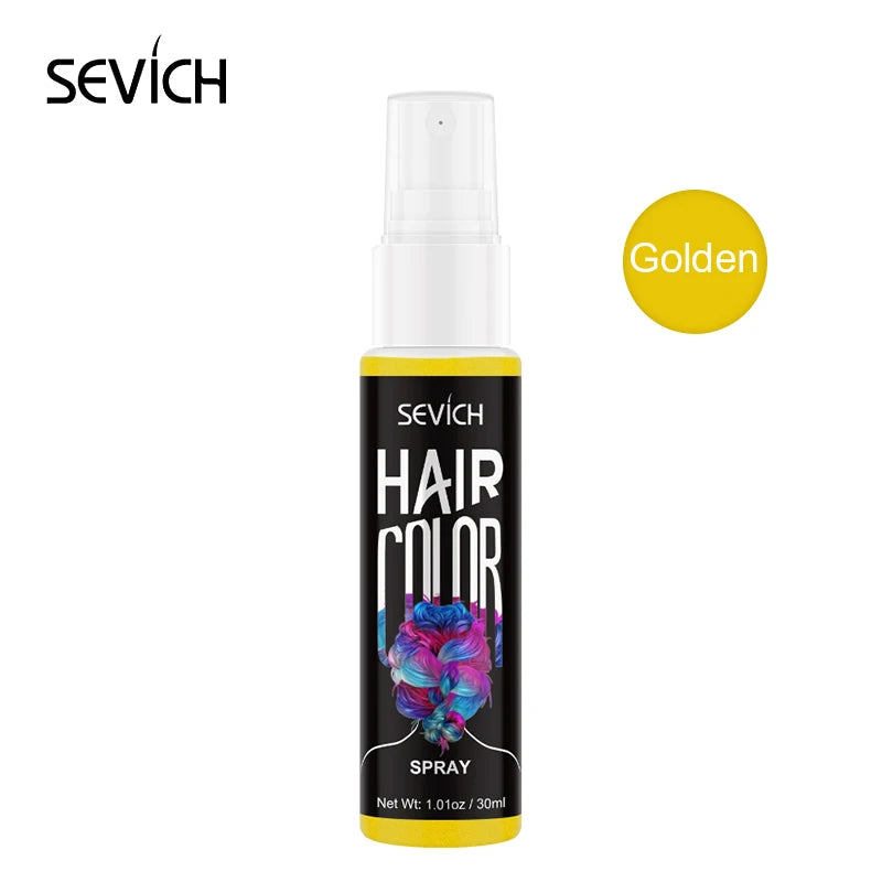 Hair Color Spray Hairs Dyed Hair Colour Styling Product Long Lasting Dye for Hair Beards Coloring Temporary Hair Colour Cream