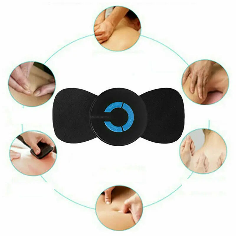 New Portable Mini Electric Neck Cervical Massager Stimulator Back Thigh Massager Pain Relief Massage Patch Intelligent Wireless