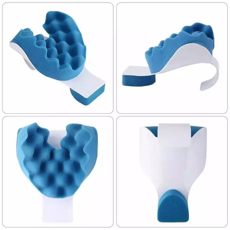 Relaxed Neck Support Pillow Tension Reliever  Massager Head Neck Shoulder Relax Muscle Tension Relieves Tightness Soreness Tool