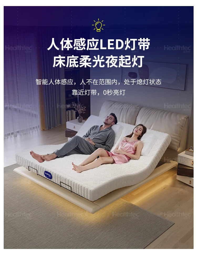 Bedroom Smart Bed Luxury Massage Modern Sofa Design Wooden Massage Bed Simple Sleeping Letto Matrimoniale Lounge Suite Furniture