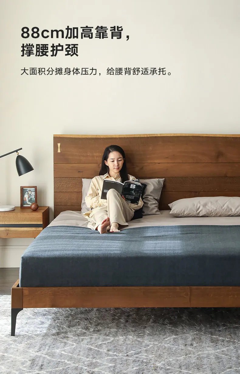Bedroom Wooden Bed Design Space Saving European Headboards Sofa Bed Sleeping Platform Letto Matrimoniale Lounge Suite Furniture