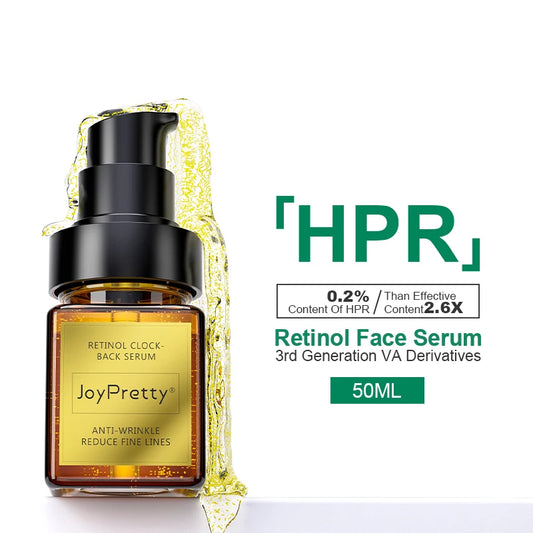 Retinol Face Serum Wrinkle Removal Moisturizing Anti Aging Dark Spots Remover Hyaluronic Acid Facial Serum Skin Care