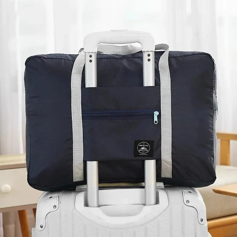 Luggage bag, travel tote bag, travel storage bag, large capacity shoulder bag, women's waterproof bag