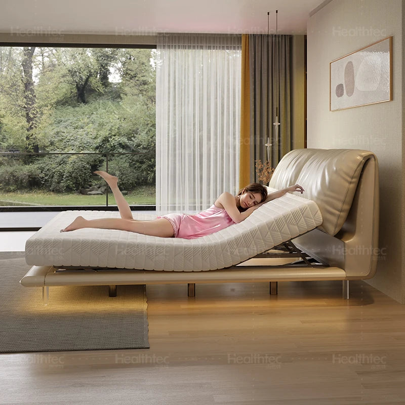 Bedroom Smart Bed Luxury Massage Modern Sofa Design Wooden Massage Bed Simple Sleeping Letto Matrimoniale Lounge Suite Furniture