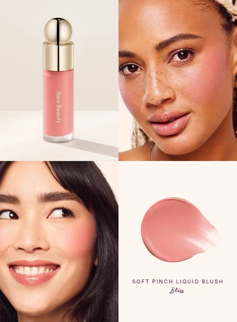 Rare Beauty Soft Pinch Tinted Blush Cream Moisturizer Hope Honesty Serenity Happy Wonder Joy Lip Gloss Long Lasting Plump Makeup