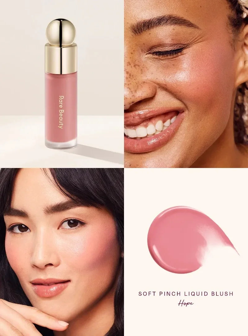 Rare Beauty Soft Pinch Tinted Blush Cream Moisturizer Hope Honesty Serenity Happy Wonder Joy Lip Gloss Long Lasting Plump Makeup