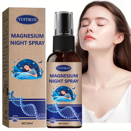Magnesium Night Spray - Fast absorbing, long-lasting hydration, all light beige types - Moisturizing spray