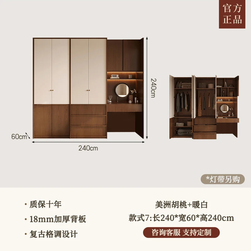 Bedroom Organizer Closet Fabric Drawers Shelves Partitions Wardrobe Clothes Cupboard Modern Guarda Roupa Furniture For Room