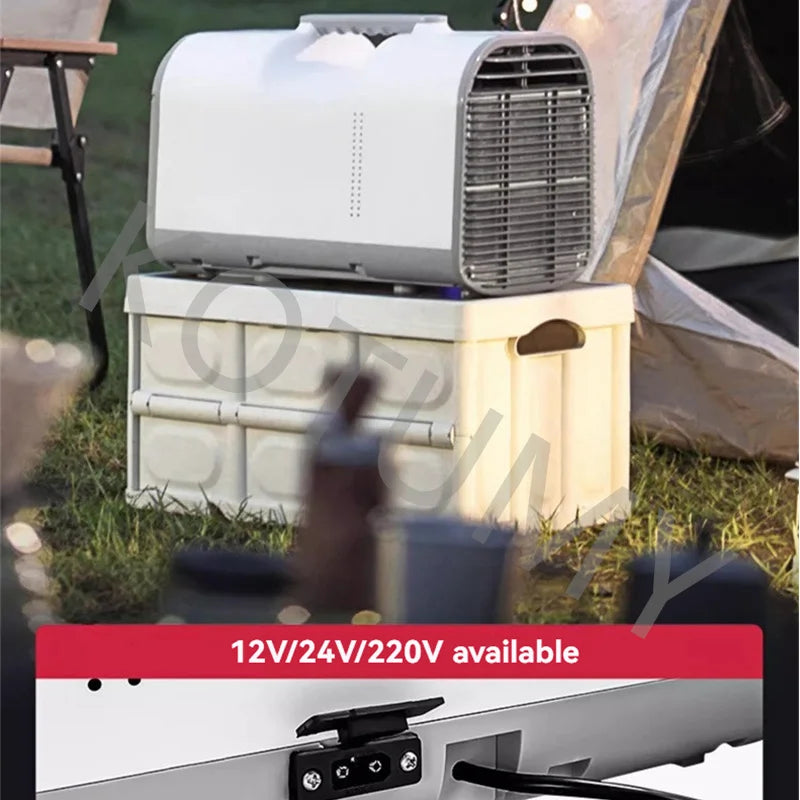 220V/24V/12V Portable Air Conditioning Compressor Outdoor Camping Air Conditioner For Home, Caravan,Truck,Camper, Car