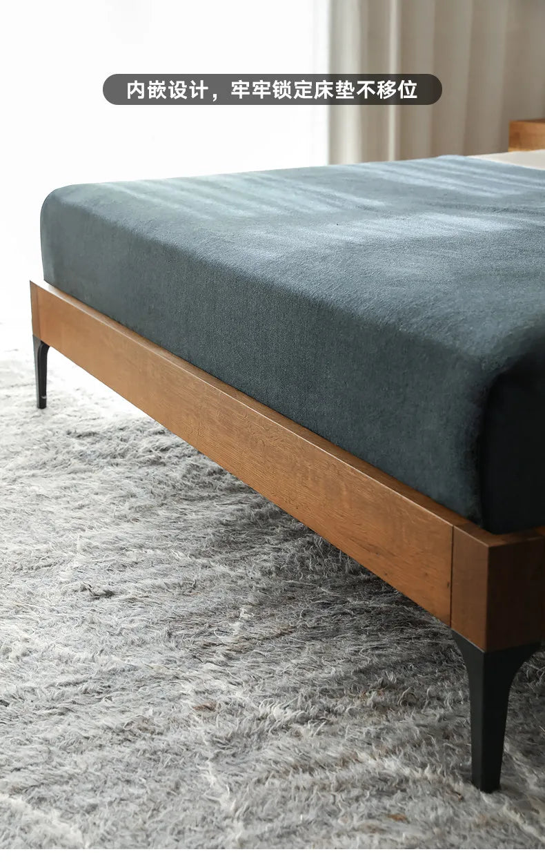 Bedroom Wooden Bed Design Space Saving European Headboards Sofa Bed Sleeping Platform Letto Matrimoniale Lounge Suite Furniture