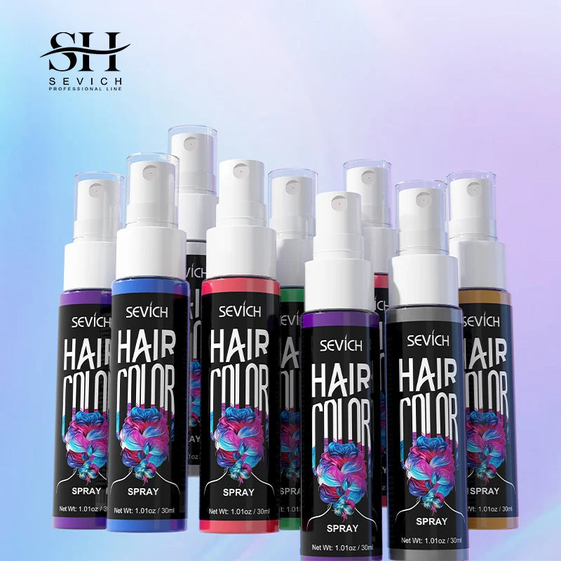 Hair Color Spray Hairs Dyed Hair Colour Styling Product Long Lasting Dye for Hair Beards Coloring Temporary Hair Colour Cream