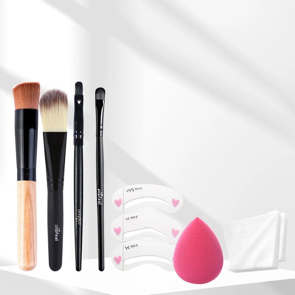 All in One Makeup Kit Full Makeup Kit Gift for Women Teen Girl Nude Eyeshadow Foundation Primer Brush Nude Lipgloss