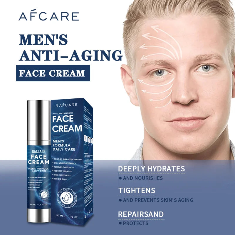 Men Anti-wrinkle Face Cream Remove Facial Fine Lines Neck Wrinkles Firming Moisturizing Brightening Anti Aging Cream Skin Care