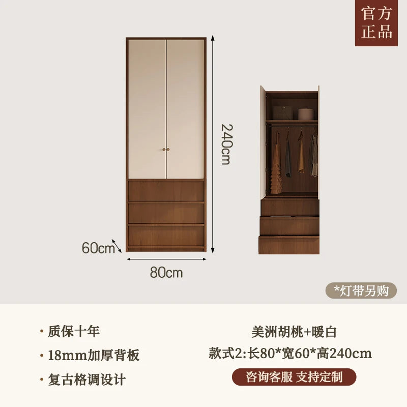 Bedroom Organizer Closet Fabric Drawers Shelves Partitions Wardrobe Clothes Cupboard Modern Guarda Roupa Furniture For Room
