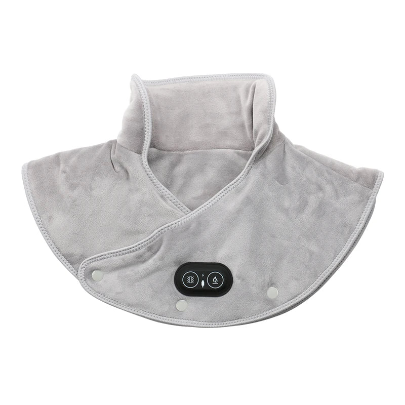 Electric Heating shoulder Neck Pad Massager USB Cervical Brace Wrap Thermal Compress Relieve Pain Fatigue Warm Back Brace Tool