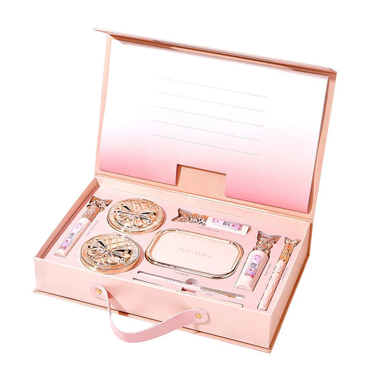 Make Up Sets Cosmetics Full Set Makeup Kit Lipstick Eyeshadow Eyebrow Pen Air Cushion BB Cream Mascara 9 Pcs Makeup Gift Box