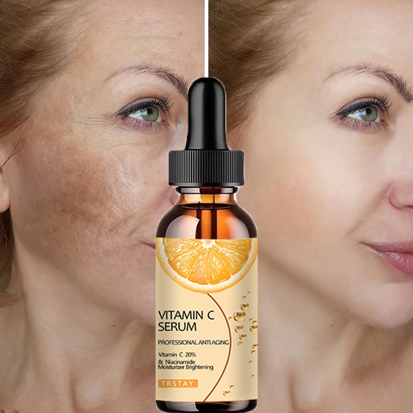 vitamin C essence, mild and non irritating, hydrating, nourishing, leaving skin soft and delicate