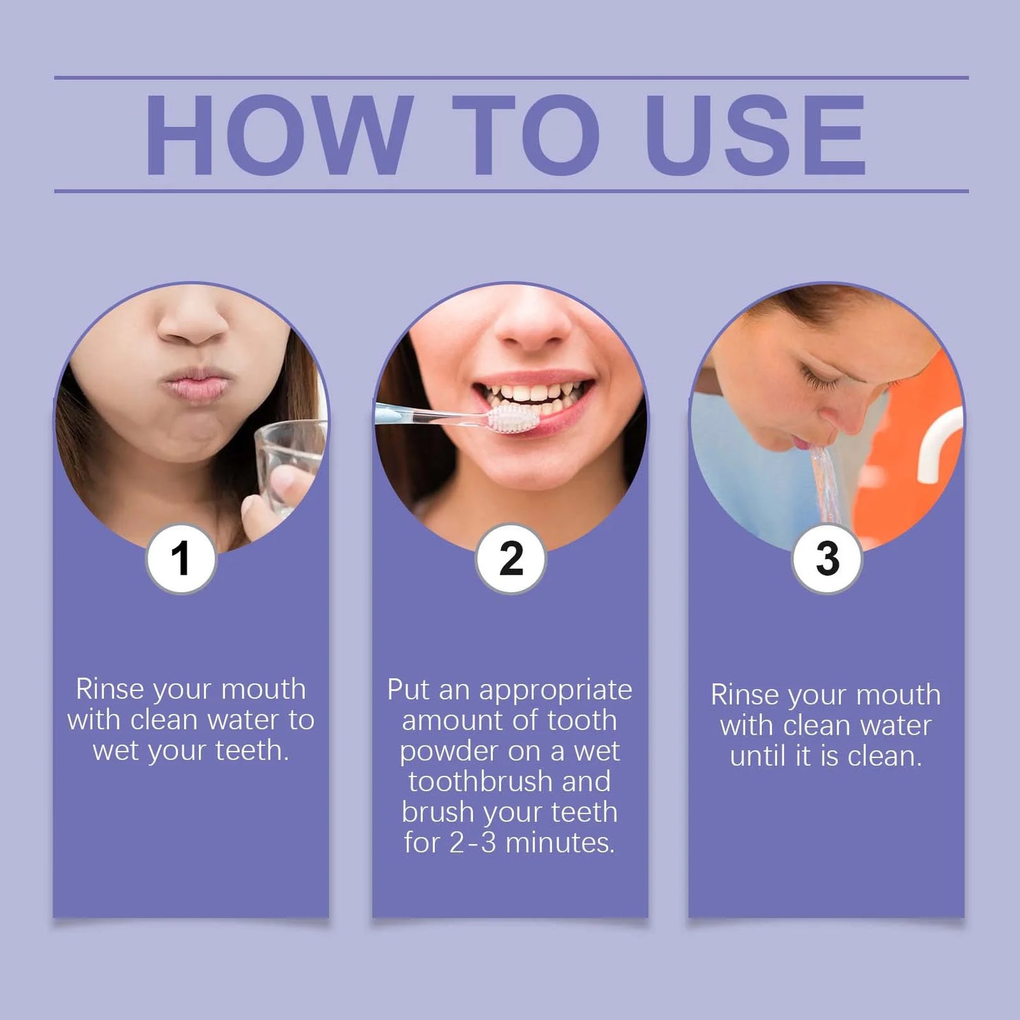 Whitening Tooth Powder Improve Plaque Stain Tartar Removal Deep Cleaning Oral Reduce Bad Breath Lasting Fresh Tooth Care Product