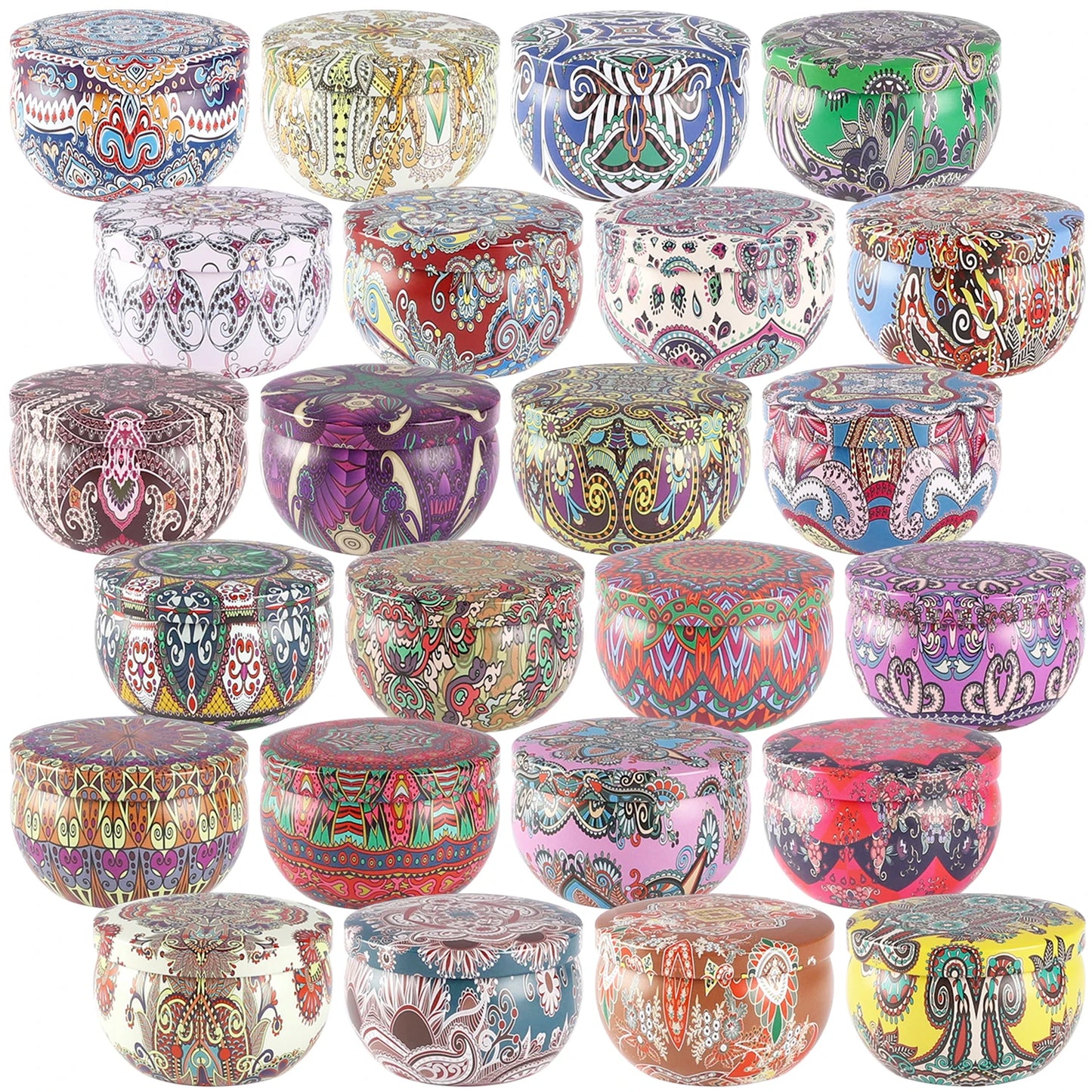 24 Packs of Chinese Classical Scented Candles, Parties, Celebrations, Holiday Gifts, Home Decorations, Wedding Decorations