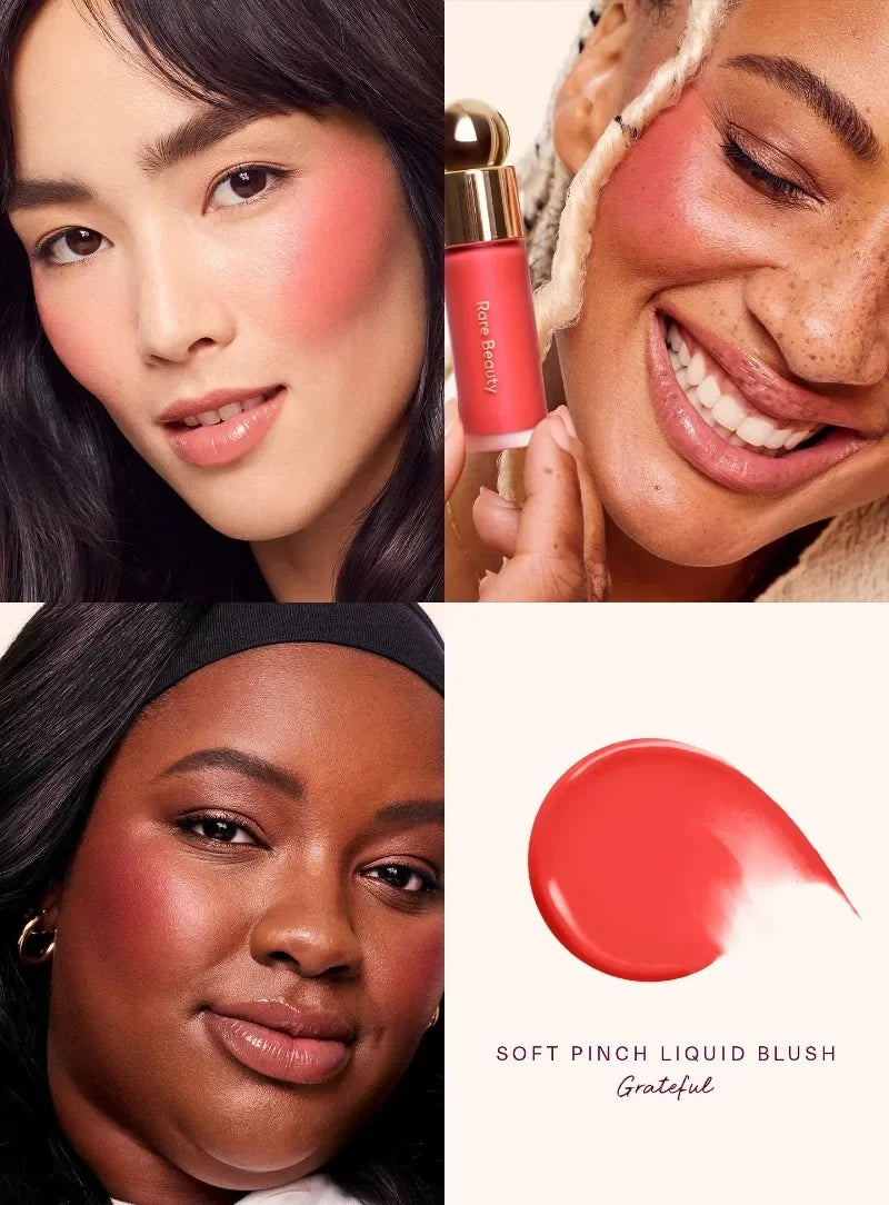Rare Beauty Soft Pinch Tinted Blush Cream Moisturizer Hope Honesty Serenity Happy Wonder Joy Lip Gloss Long Lasting Plump Makeup
