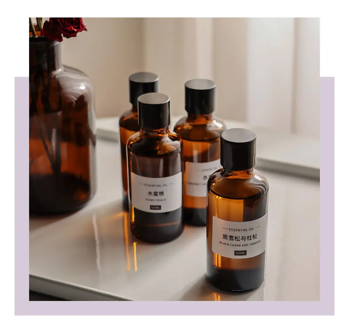 50ml DIY Scented Candle Essential Oil Candle Wax Diffuser Plaster Natural Hand-made Material Lasting Fragrance