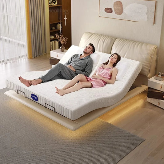 Bedroom Smart Bed Luxury Massage Modern Sofa Design Wooden Massage Bed Simple Sleeping Letto Matrimoniale Lounge Suite Furniture