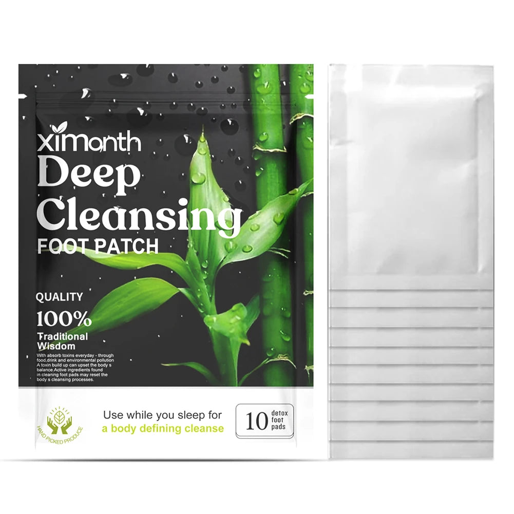 10-100PCS Detox Foot Patches Pads Pads Natural Herbal Wormwood Artemisia Argyi Feet Body Toxins Cleansing Relieve Stress Help Sl