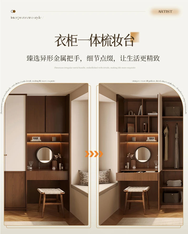 Bedroom Organizer Closet Fabric Drawers Shelves Partitions Wardrobe Clothes Cupboard Modern Guarda Roupa Furniture For Room