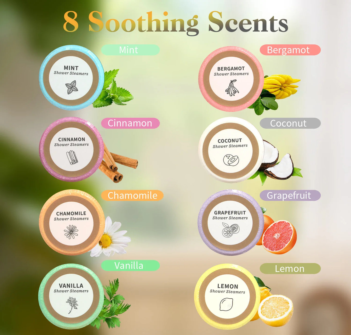 8Pcs Bath Salt Tablets Set, Natural Relaxing Spa Bath For Bathtub, Body Care Suitable For Women And Men, Home & Hotel