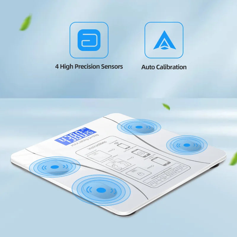 Smart Body Fat Scale for body management and fat loss, smart mode, Bluetooth body fat scale, home weight scale, ultra-precis